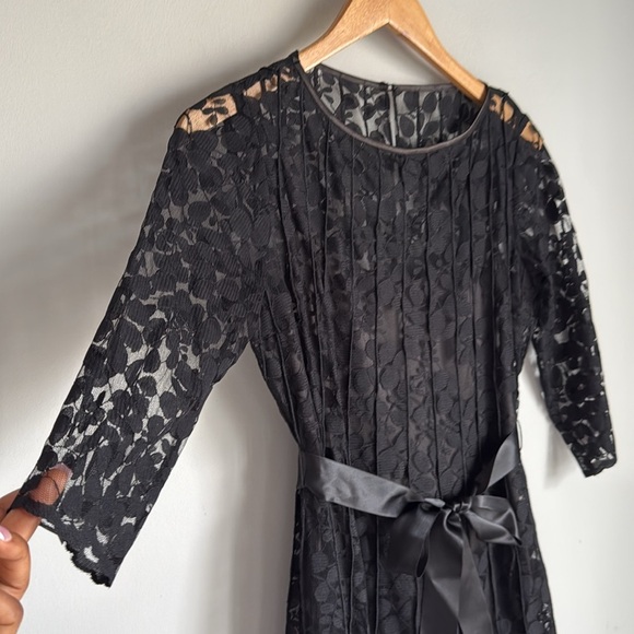 Rickie Freeman for Teri Jon 3/4-Sleeve Lace Overlay Cocktail Dress 4 - Picture 10 of 15